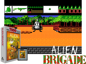 Alien Brigade (1990) (Atari) (PAL) Cover