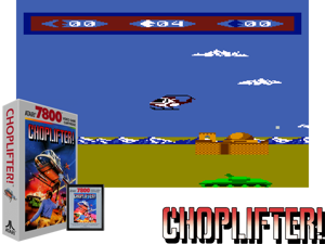 Choplifter (1987) (Atari) Cover