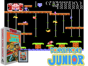 Donkey Kong Jr (1988) (Atari) (PAL) Cover