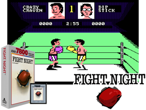 Fight Night (1988) (Atari) Cover