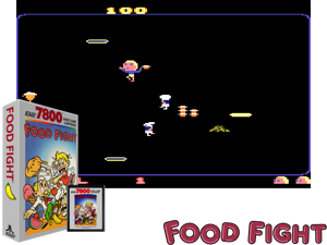 Food Fight (1987) (Atari) (PAL) Cover