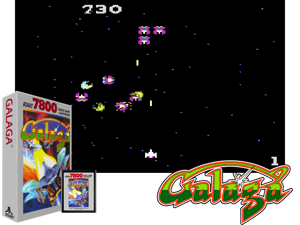 Galaga (1987) (Atari) Cover