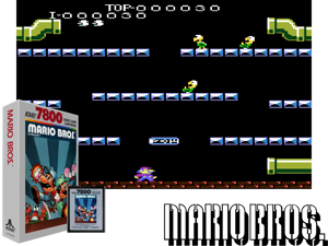 Mario Brothers (1988) (Atari) (PAL) Cover
