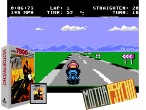 Motor Psycho (1990) (Atari) (PAL) Cover