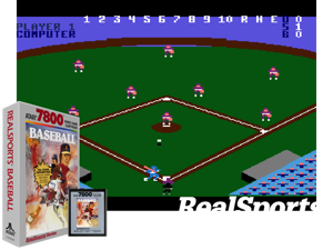 RealSports Baseball (1988) (Atari) Cover