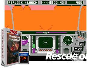 Rescue on Fractalus (1984) (Atari) (Prototype) Cover