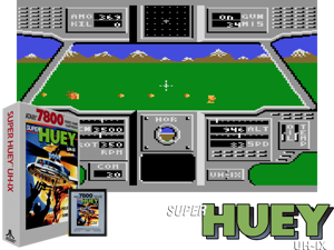 Super Huey UH-IX (1989) (Atari) (PAL) Cover