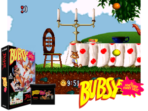 Bubsy in Fractured Furry Tales (World) Cover