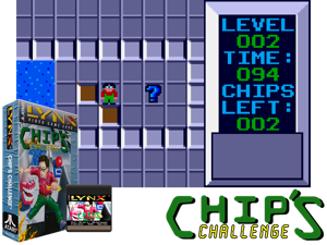 Chip's Challenge (USA, Europe) Cover