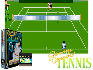 Jimmy Connors' Tennis (USA, Europe) Cover