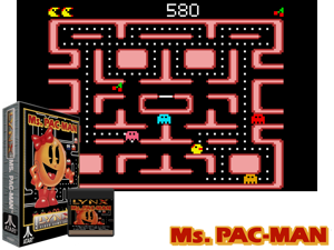 Ms. Pac-Man (USA, Europe) Cover
