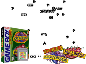 Arcade Classic No. 2 - Centipede & Millipede (USA, Europe) (SGB Enhanced)(1Mb) Cover