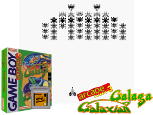 Arcade Classic No. 3 - Galaga & Galaxian (Europe) (SGB Enhanced)(1Mb) Cover