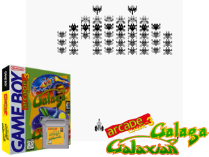 Arcade Classic No. 3 - Galaga & Galaxian (USA) (SGB Enhanced)(1Mb) Cover