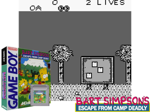 Bart Simpson's Escape from Camp Deadly (USA, Europe)(1Mb) Cover