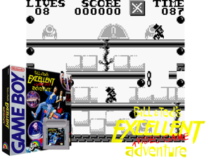 Bill & Ted's Excellent Game Boy Adventure (USA, Europe)(1Mb) Cover