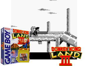 Donkey Kong Land III (USA, Europe) (Rev A) (SGB Enhanced)(4Mb) Cover