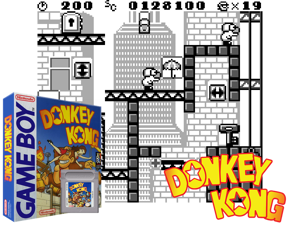 Donkey Kong (World) (Rev A) (SGB Enhanced)(4Mb) Cover