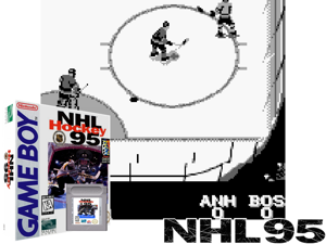 NHL Hockey '95 (USA, Europe) (SGB Enhanced)(4Mb) Cover