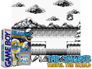 Smurfs Travel the World, The (Europe) (En,Fr,De,Es)(1Mb) Cover