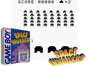 Space Invaders (USA) (SGB Enhanced)(4Mb) Cover