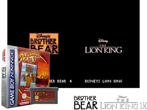 2 Games in 1 - Brother Bear + Lion King, The(EU) Cover