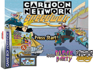 2 Games in 1 - Cartoon Network - Block Party + Cartoon Network - Speedway(EU) Cover