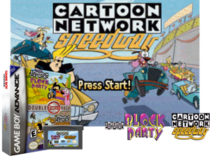 2 Games in 1 - Cartoon Network - Block Party + Cartoon Network - Speedway(US) Cover
