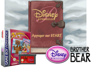 2 Games in 1 - Disney Princesse + Frere des Ours(FR) Cover