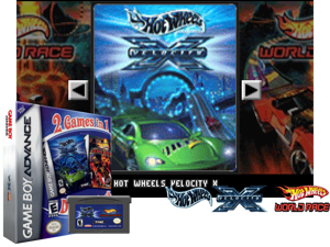 2 Games in 1 - Hot Wheels - Velocity X + Hot Wheels - World Race(US) Cover