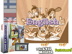2 Games in 1 - Hugo - Bukkazoom! + Hugo - The Evil Mirror Advance(EU) Cover
