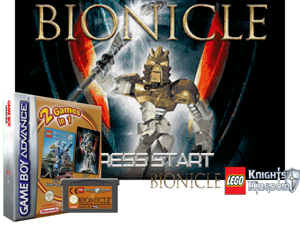 2 Games in 1 - LEGO Bionicle + LEGO Knights' Kingdom(EU) Cover