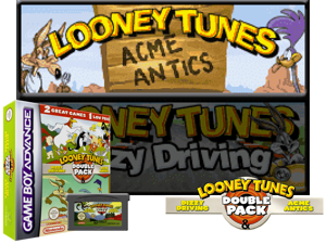 2 Games in 1 - Looney Tunes - Acme Antics + Looney Tunes - Dizzy Driving(EU) Cover