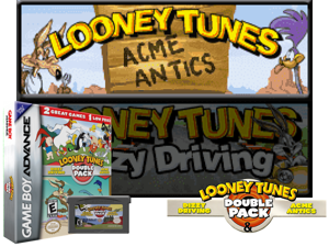 2 Games in 1 - Looney Tunes - Acme Antics + Looney Tunes - Dizzy Driving(US) Cover