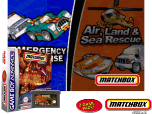 2 Games in 1 - Matchbox Emergency Response + Matchbox Air, Land & Sea Rescue(EU) Cover