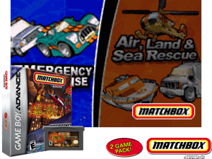 2 Games in 1 - Matchbox Emergency Response + Matchbox Air, Land & Sea Rescue(US) Cover