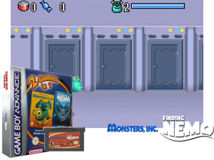 2 Games in 1 - Monsters & Co. + Alla Ricerca di Nemo(IT) Cover