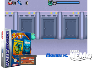 2 Games in 1 - Monsters, Inc. + Finding Nemo(EU) Cover