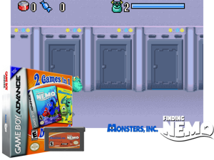 2 Games in 1 - Monsters, Inc. + Finding Nemo(US) Cover