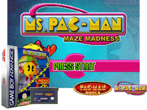 2 Games in 1 - Pac-Man World + Ms. Pac-Man - Maze Madness(EU) Cover