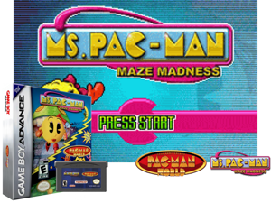 2 Games in 1 - Pac-Man World + Ms. Pac-Man - Maze Madness(US) Cover
