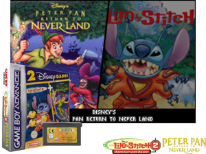 2 Games in 1 - Peter Pan - Return to Neverland + Lilo & Stitch 2(EU) Cover