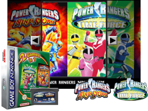 Game Thumbnail - 2 Games in 1 - Power Rangers - Ninja Storm + Power Rangers - Time Force(DE)