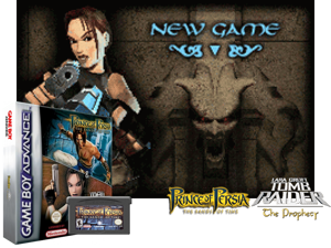2 Games in 1 - Prince of Persia - The Sands of Time + Tomb Raider - The Prophecy(EU) Cover