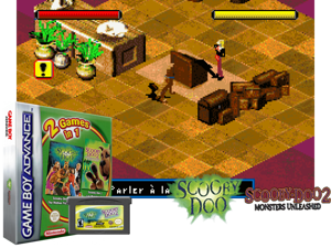 2 Games in 1 - Scooby-Doo + Scooby-Doo 2 - Monsters Unleashed(EU) Cover