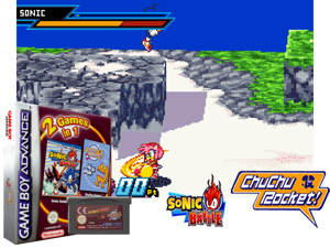 2 Games in 1 - Sonic Battle + Chu Chu Rocket!(EU) Cover