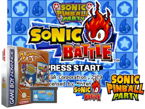 Game Thumbnail - 2 Games in 1 - Sonic Battle + Sonic Pinball Party(EU)