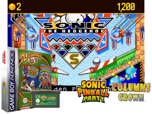 2 Games in 1 - Sonic Pinball Party + Columns Crown(EU) Cover