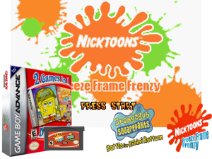 2 Games in 1 - SpongeBob SquarePants - Battle for Bikini Bottom + Nicktoons - Freeze Frame Frenzy(US) Cover
