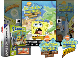 2 Games in 1 - SpongeBob SquarePants - SuperSponge + Revenge of the Flying Dutchman(US) Cover
